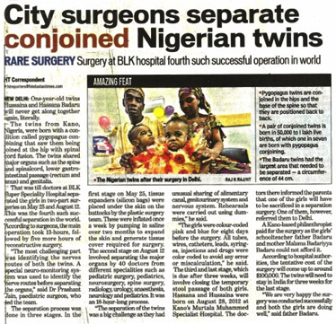 BLK Super Speciality Hospital, Hindustan Times