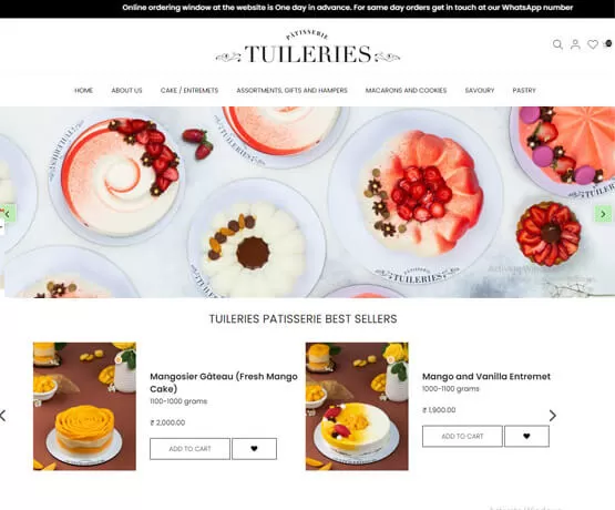 >Tuileries Patisserie