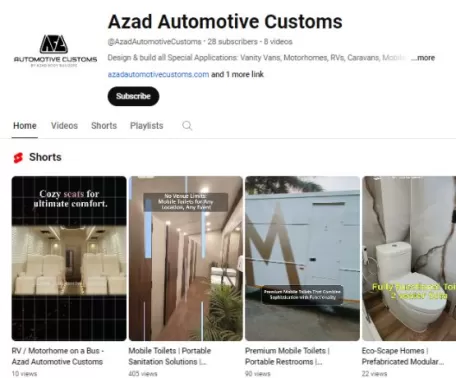 Azad Automotive Customs - Youtube